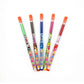 SNIFTY Scented Pencil Toppers, 5 Pack Ice Cream Pencils, Blue Plastic, Model SPT5005