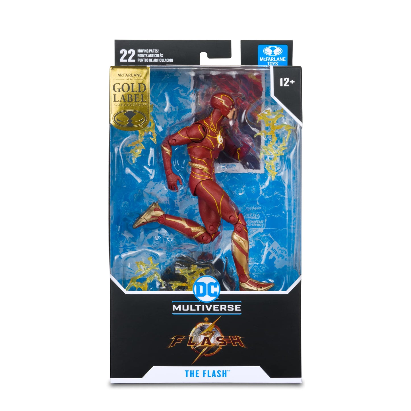 McFarlane Toys The Flash Speed Force Variant (The Flash Movie) 7 Figure Store limited availability Gold Label
