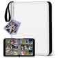 Mlikero Trading Card Binder  9 Pocket Card Binder with Card Display  720 Double Sided Pocket Sports Card Binder  enhanced Card Binders Compatible with MTG  TCG  Baseball Cards(White)