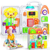 Montessori Busy Board for 1 Year Old Boy Toy, Birthday Gifts for 12-18 Month Old Boy Girl, Learning Toys for Toddlers 1-3, Toddl