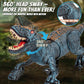 Lozadia Remote Control Dinosaur Toys for Kids 3-5 5-7 8-12 yr  Large T-Rex Dinosaur Toys with 360 Swaying Head  Mist Spray & Roar  Realistic Walking Robot Dino Toy  Best Birthday Gifts for Boys Girls