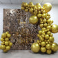 Moxmay 102 Pieces Chrome Gold Balloons 18In 12In 10In 5In Different Sizes Metallic Party Balloon Kit For Birthday Halloween Chri