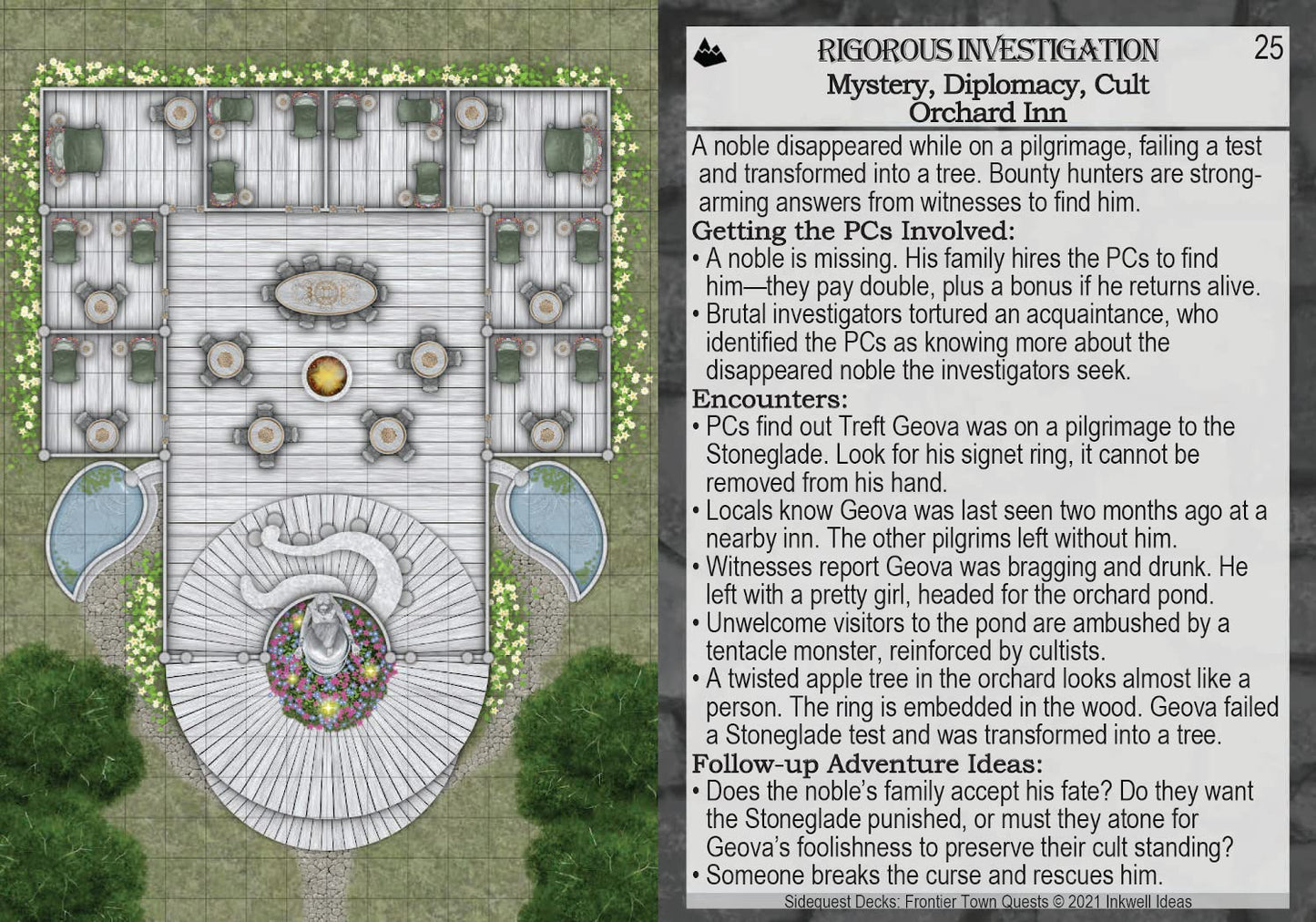 Inkwell Ideas Sidequest Decks: Frontier Town Quests