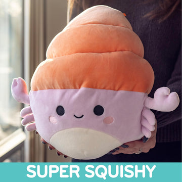 Squishmallows 10” Arco The Easter Hermit Crab Plush – Jazwares Soft & Huggable Stuffed Animal – Adorable Collectible Plushie For Kids – Cozy Snuggly Pillow Buddy For Home, Bed, Or Travel