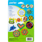 Perler Beads Basic Shapes Clear Pegboard Set, Small, Clear, 5 pcs