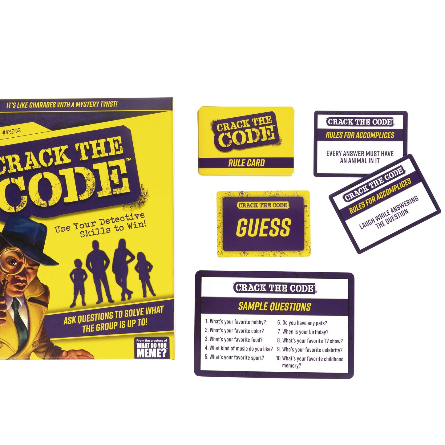 WHAT DO YOU MEME?  The Code - A Social Deduction Kids Mystery Game Family