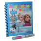 Reusable Magic Water Coloring Book for Kids | MessFree Drawing Activity Pad with Magic Doodle Pen | Safe&NonToxic | Ideal for 