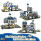 AFUNX Magnetic Tiles, 50PCS Police Station Theme Building Blocks Set, Magnet Building Blocks and STEM Preschool Toys for Toddler