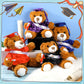 Foilswirl Graduation Bear 2025 with Gown Cap Tassel 9    Royal Blue Graduation Stuffed Animal Plush Bear Toy for Class of 2025 P