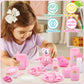 deAO 40 Piece Baby Doll Accessories Set - Feeding, Clothes, Bath Toys, Medium Fabric - Nurturing Pretend Play for Kids