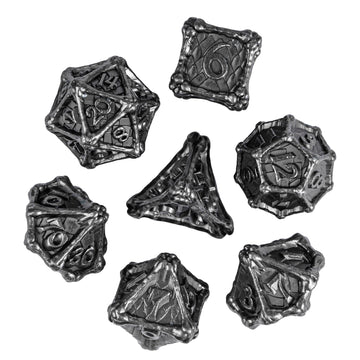 Udixi Metal Dnd Dice Set, 7Pcs Metal Polyhedral Dice Set D&D For Role Playing Games