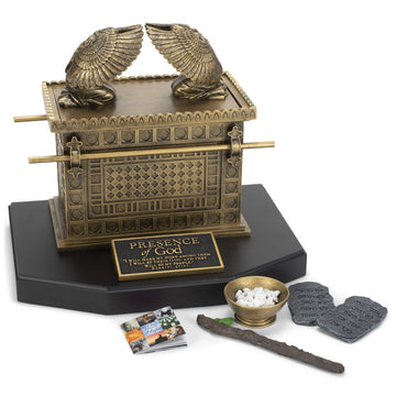 Lighthouse Christian Products Ark Of The Covenant Antique Gold Tone 4.5 X 7 Hand-Cast Resin Mounted Sculpture