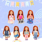 Barwa 6Pcs 4 Inch Doll Clothes Fashion Dresses Outfit For 4 Inch Doll 5 Inch Doll