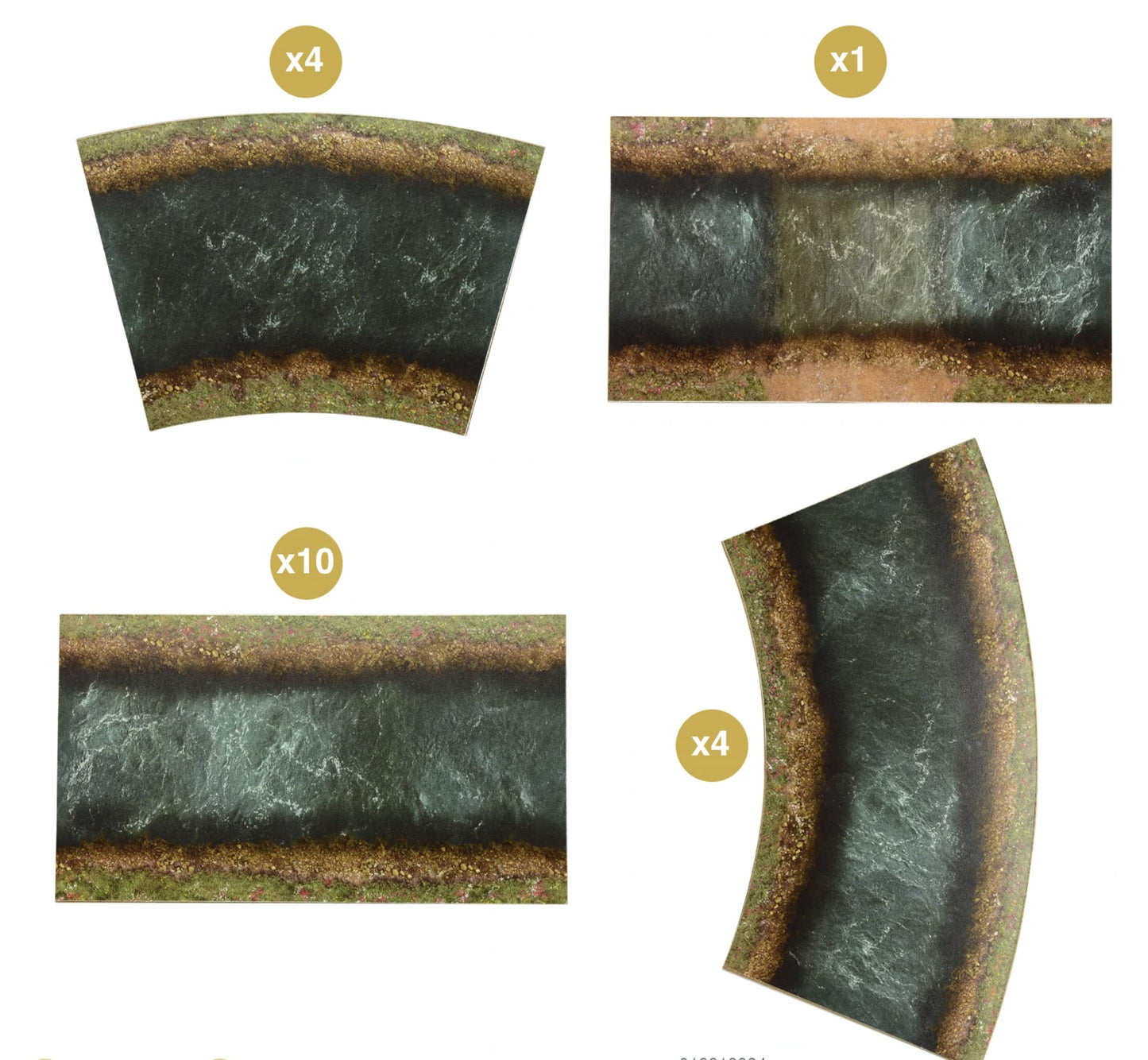 Warlord Games Black Powder: Rivers Scenery Pack