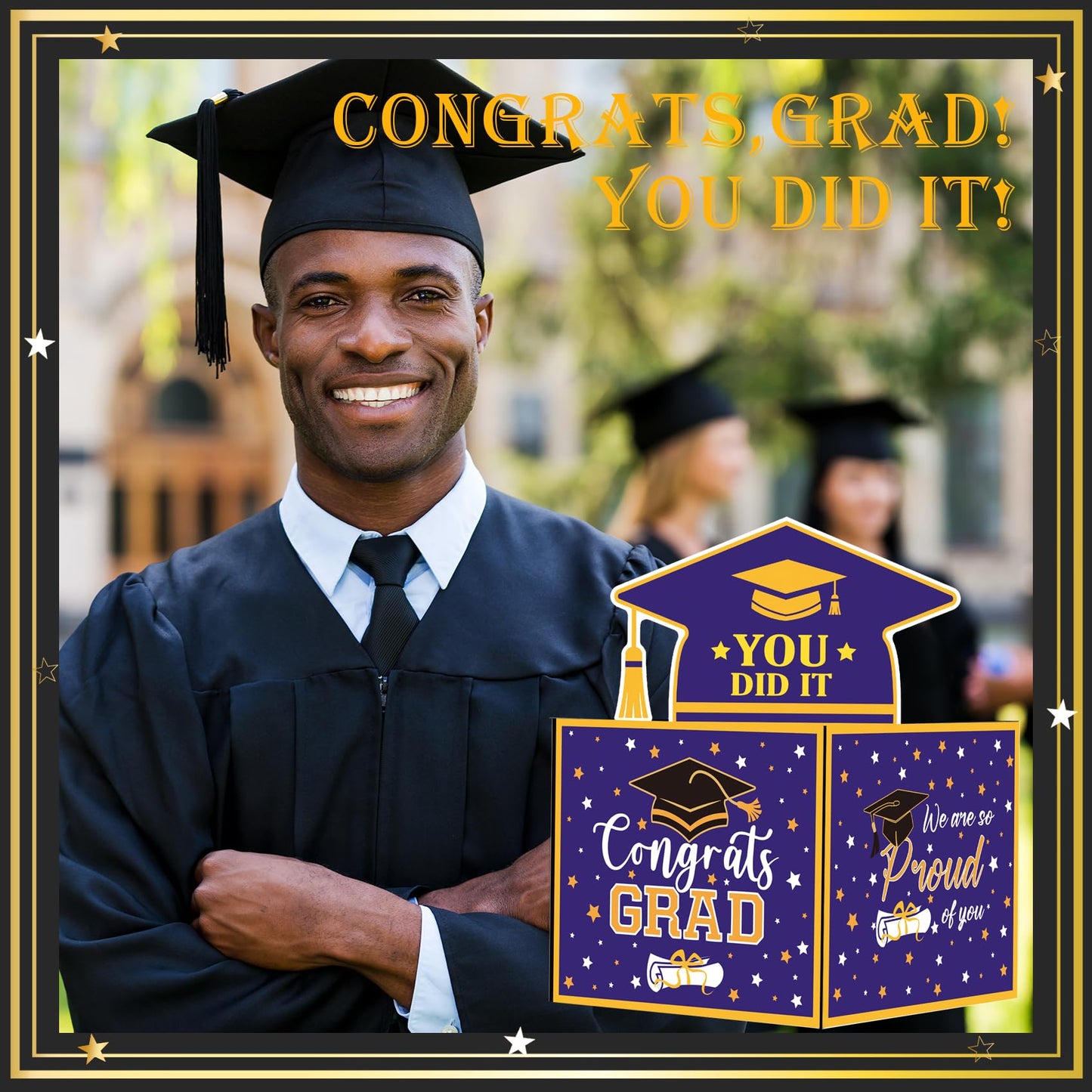 Meiidoshine 2024 Graduation Money Box For Cash Gift Pull, Funny Graduation Gifts For Boys Girls High School College, Surprise Money Holder For Grads With Pull Out Card And 100Pcs Plastic Bags