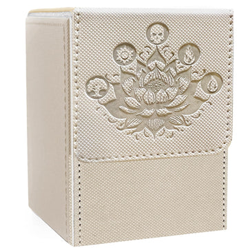 Promaxibinder Mtg Commander Deck Box, Fits 100+ Single Sleeved Cards, Strong Magnet Magic Gathering Deck Box, Pu Leather Magic G