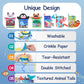 Iplay, Ilearn Soft Baby Books 1 Year Old, Babies Animal Cloth Book 6-12 Month, Infant Touch Feel Crinkle Book, Toddler Carseat Crib Bedtime Toy, Newborn Stocking Stuffer Gift 9 18M 2 3 Yr Kid Boy Girl