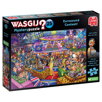 Jumbo, Wasgij, Mystery 25 - Eurosound Contest!, Unique Collectable Jigsaw Puzzle For Adults, 1,000 Piece