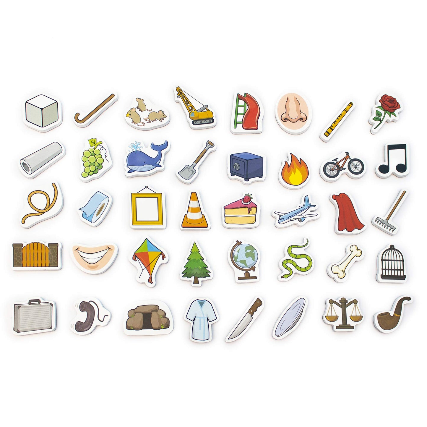 Junior Learning Magic-E Objects - Magnetic Learning Foam Objects, Multi