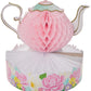 Creative Converting Floral Tea Party Centerpiece, 1 ct Multicolor, 9 x 10