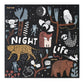 Wee Gallery Night Life Floor Puzzle, 24 Large Pieces, Durable Jumbo Jigsaw Floor Puzzles For Beginner, Toddlers, Preschool Kids, Learning Toy, Cognitive & Motor Development Activities, Brain Games