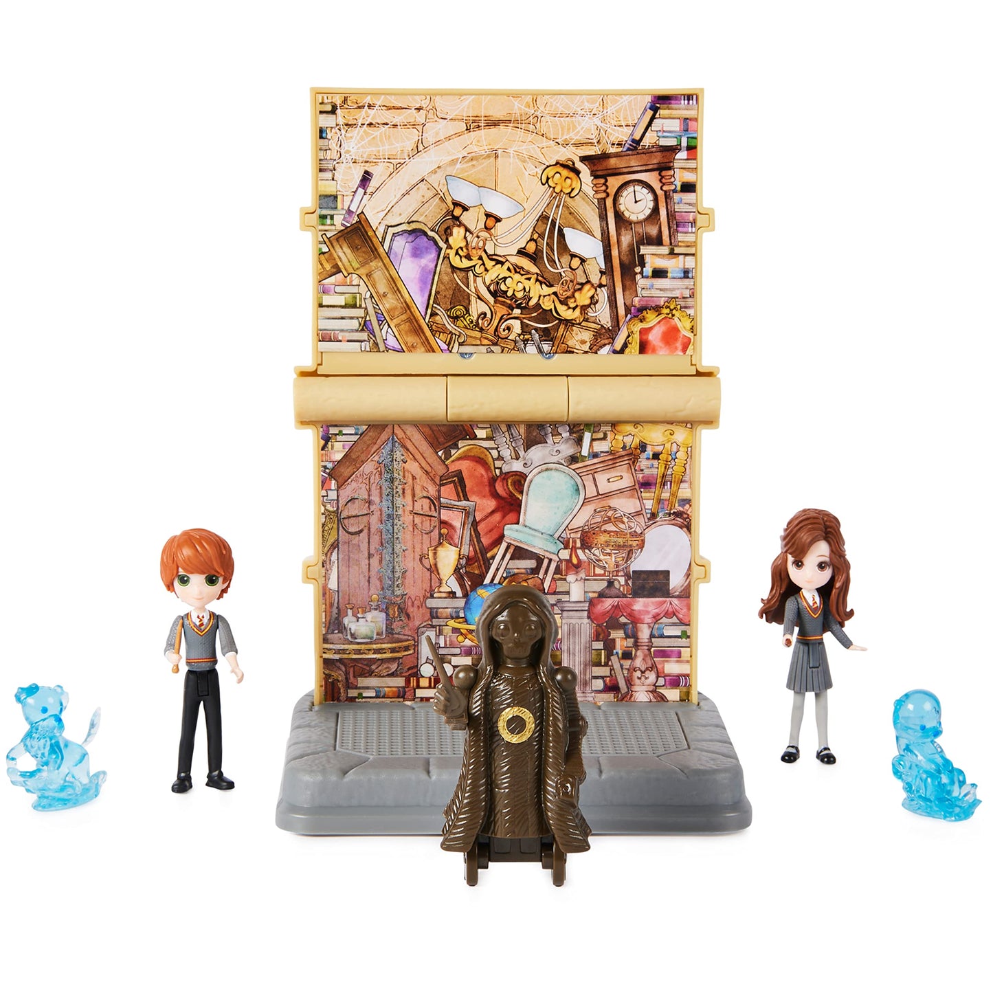 Wizarding World Harry Potter, Room Of Requirement 2-In-1 Transforming Playset With 2 Exclusive Figures And 3 Accessories, Kids Toys For Ages 5 And Up