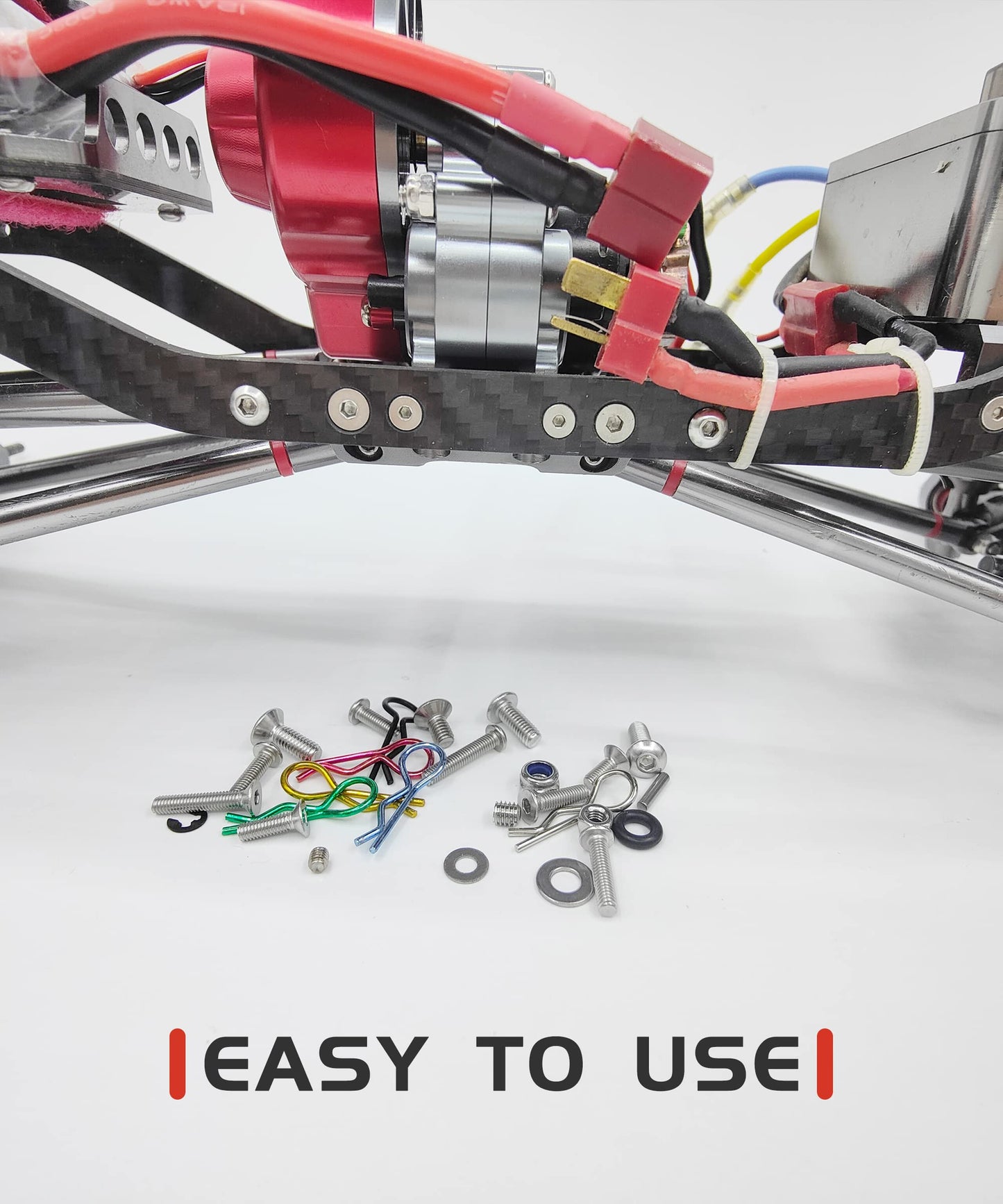 HOPLEX 710pcs Universal RC Screw Kit 304 Stainless Steel Screws Assortment Set, Hardware Fasteners for Traxxas Axial Redcat HPI