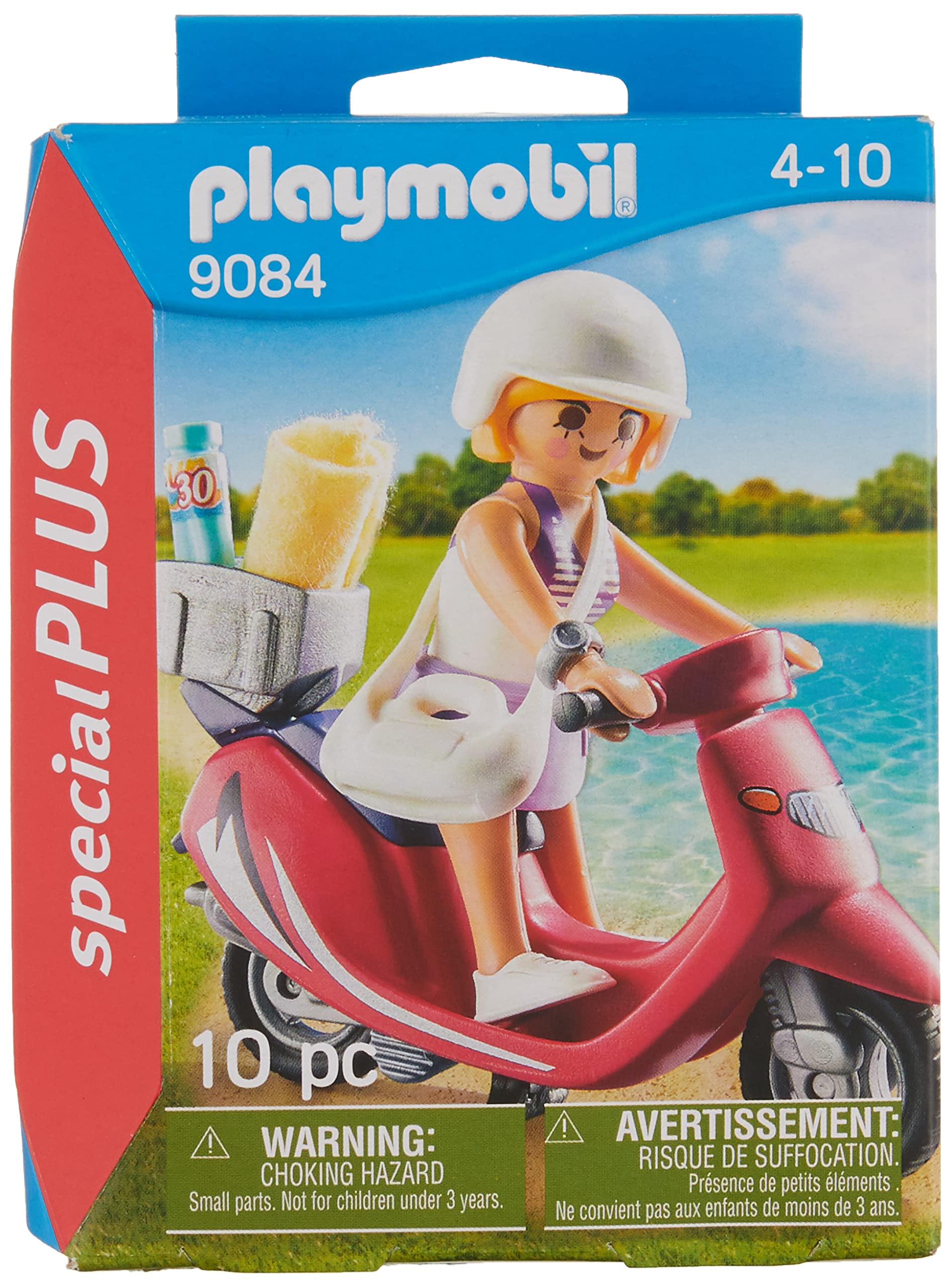 Playmobil Beachgoer With Scooter Building Set