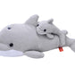 Wild Republic Mom And Baby Dolphin, Stuffed Animal, 14 Inches, Gift For Kids, Plush Toy, Fill Is Spun Recycled Water Bottles, 12
