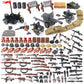 Feleph WW2 Military  Pack Toy Building Set for Soldier Figures Bricks Model Army Equipment Gear Piece Kit