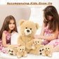 Morismos Giant Teddy Bear Stuffed Animals,28'' Mommy Stuffed Bear With 3 Baby Bears Inside Belly,4 Packs Bulk Teddy Bear For Bab