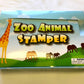 Playscene Zoo Animal Self Inking Stamps For Kids (Zoo - 24 Pack)