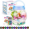 Diy Light-Up Mermaid Terrarium Kit For Kids,3 Light Modes Mermaid Toys & Activities Kits Presents,Arts & Crafts Mermaid Gifts Fo
