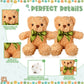 Zhanmai 9 Pieces Cute Bear Stuffed Animals 10 Inch Soft Plush Stuffed Bears Toy Gift Bulk With Bow Tie Kids Boys Girls Graduation Baby Shower Birthday Party Gift(Golden)