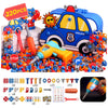 Flybean Magic Montessori Toolbox with Electric Drill, Screwdiver,Creativity and Design Mosaics Drill Set for Kids,Toddlers Boys