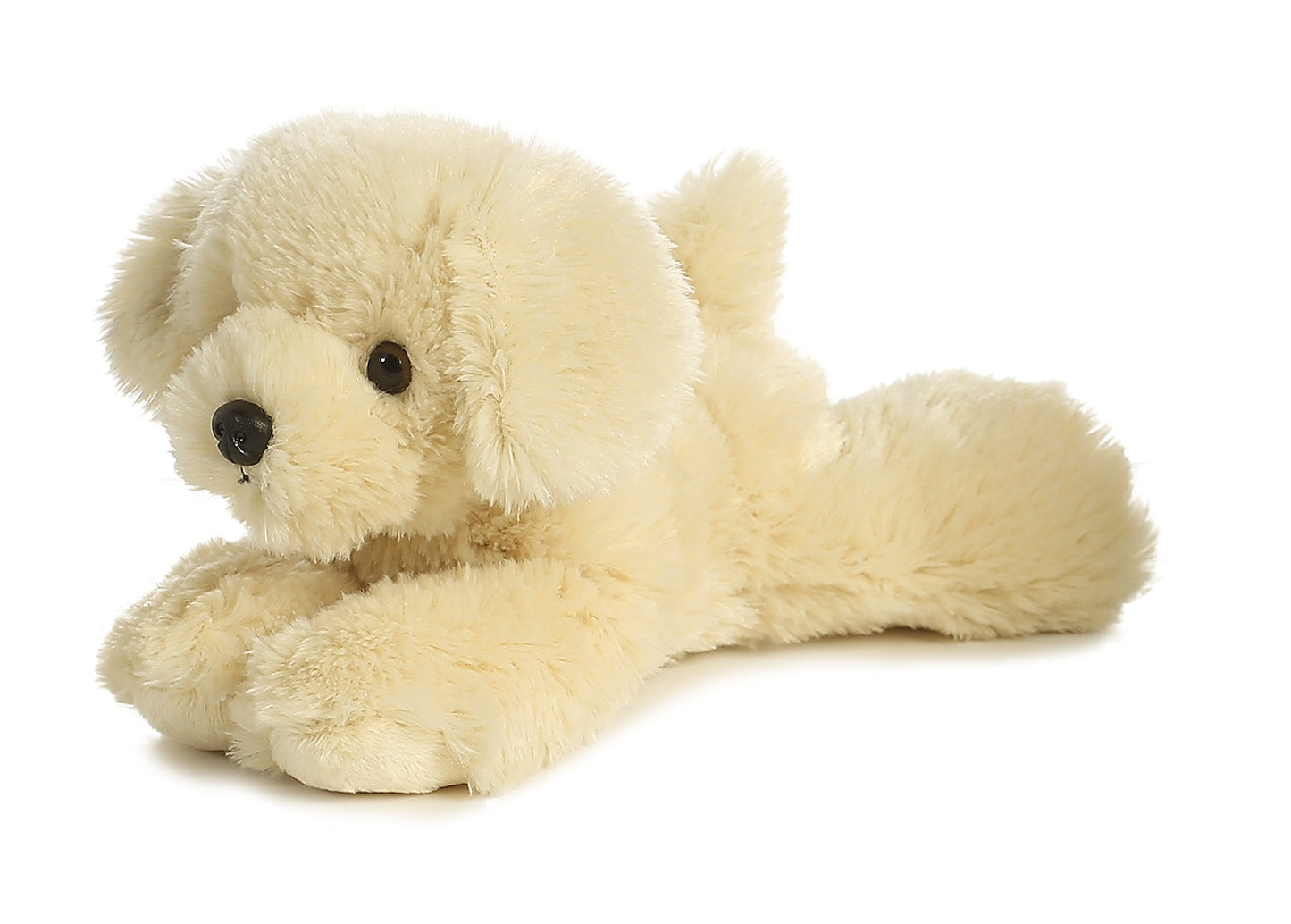 Aurora® Adorable Mini Flopsie™ Bailie™ Stuffed Animal - Playful Ease - Timeless Companions - White 8 Inches