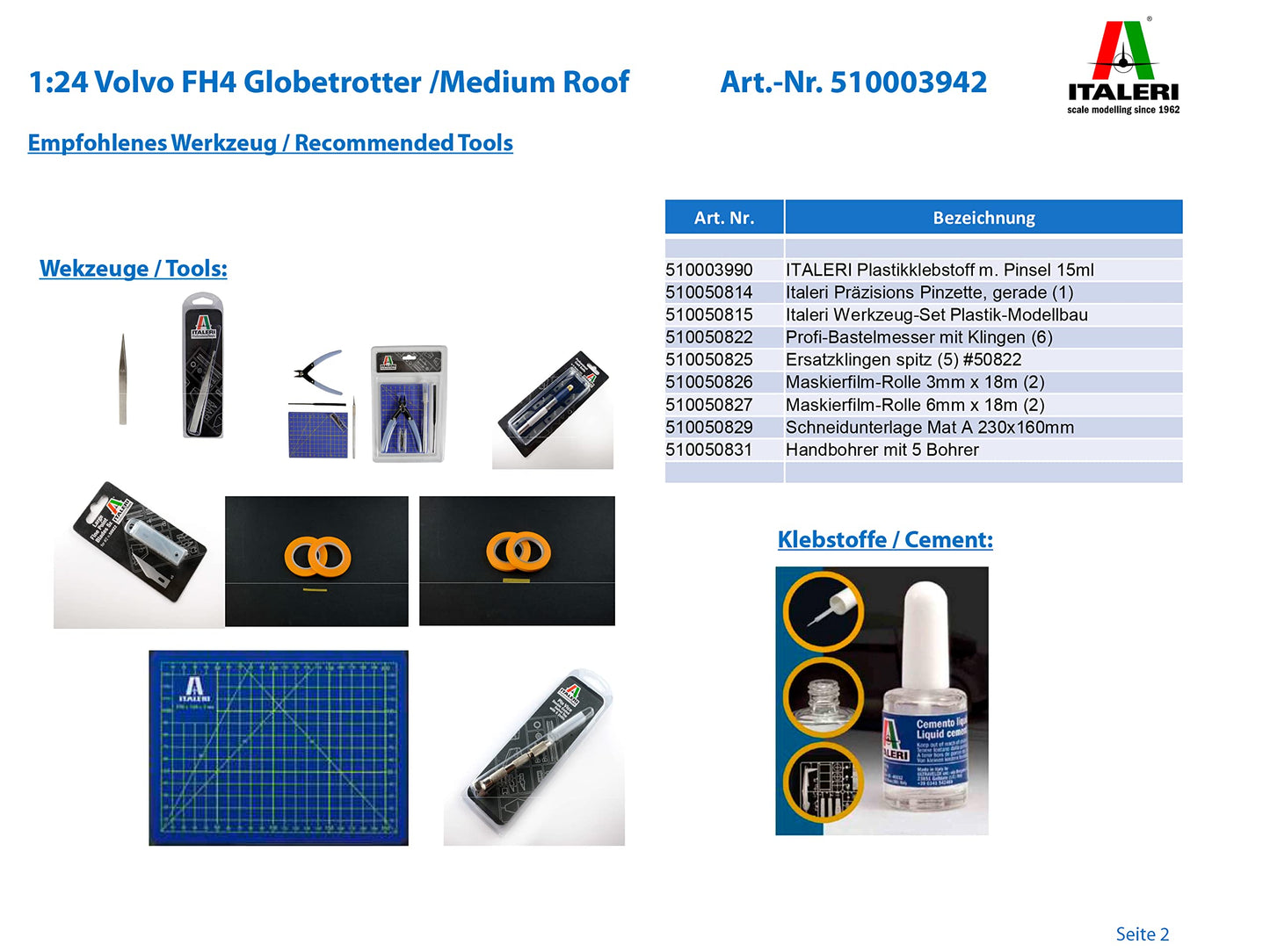 Italeri IT3943 Model for Mounting, Multicoloured