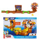Sonic The Hedgehog Go Go Racers Deluxe Playset with Diecast Super Sonic Figure, Unique Size, Plastic Material