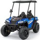 Elemara 24V 10Ah Multifunctional Ride On Car With Dump Bed, Shovel, And Sun Shade, Large Electric Car 2 Seater, Side By Side Bat