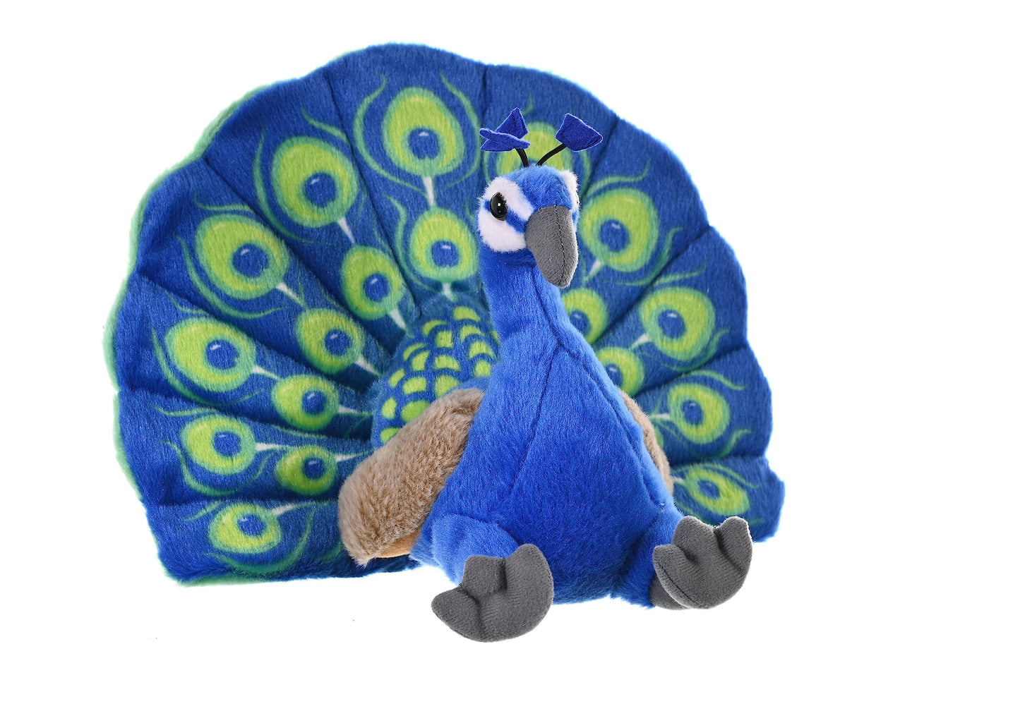 Wild Republic Peacock Plush, Stuffed Animal, Plush Toy, Gifts For Kids, Cuddlekins 12 Inches