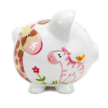 Child To Cherish Piggy Bank, Jungle Jill, Large