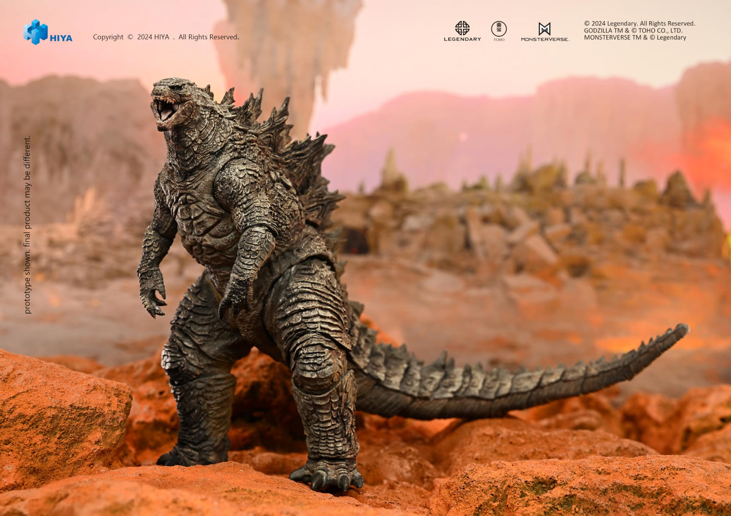 Hiya Toys Godzilla x Kong: The New Empire - Godzilla Re-Evolved Exquisite Series Previews limited availability Action Figure