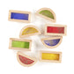 Guidecraft Rainbow Blocks - Crystal Bead: Kids Educational And Learning Building Toys - Preschool Stacking Blocks