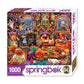 Springbok's Grandma's Halloween Party 1000 Piece Jigsaw Puzzle for Adutls Featues a Whimsical Halloween Scene for Puzzlers of All Ages