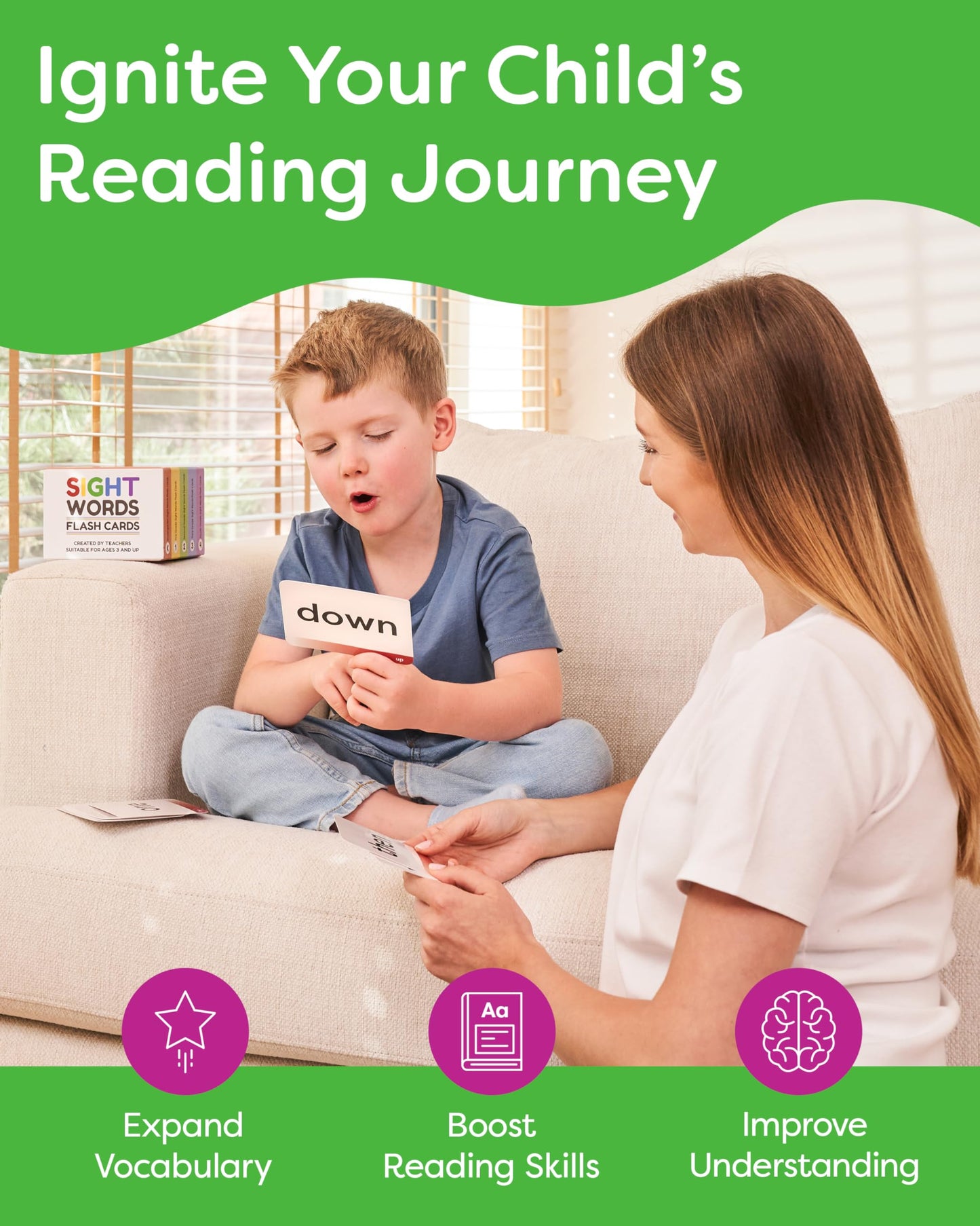 Sight Words Flash Cards 1St Grade - 120 High Frequency Words From Dolch'S And Fry'S Sight Word List For First Grade Ages 6-7 Yea