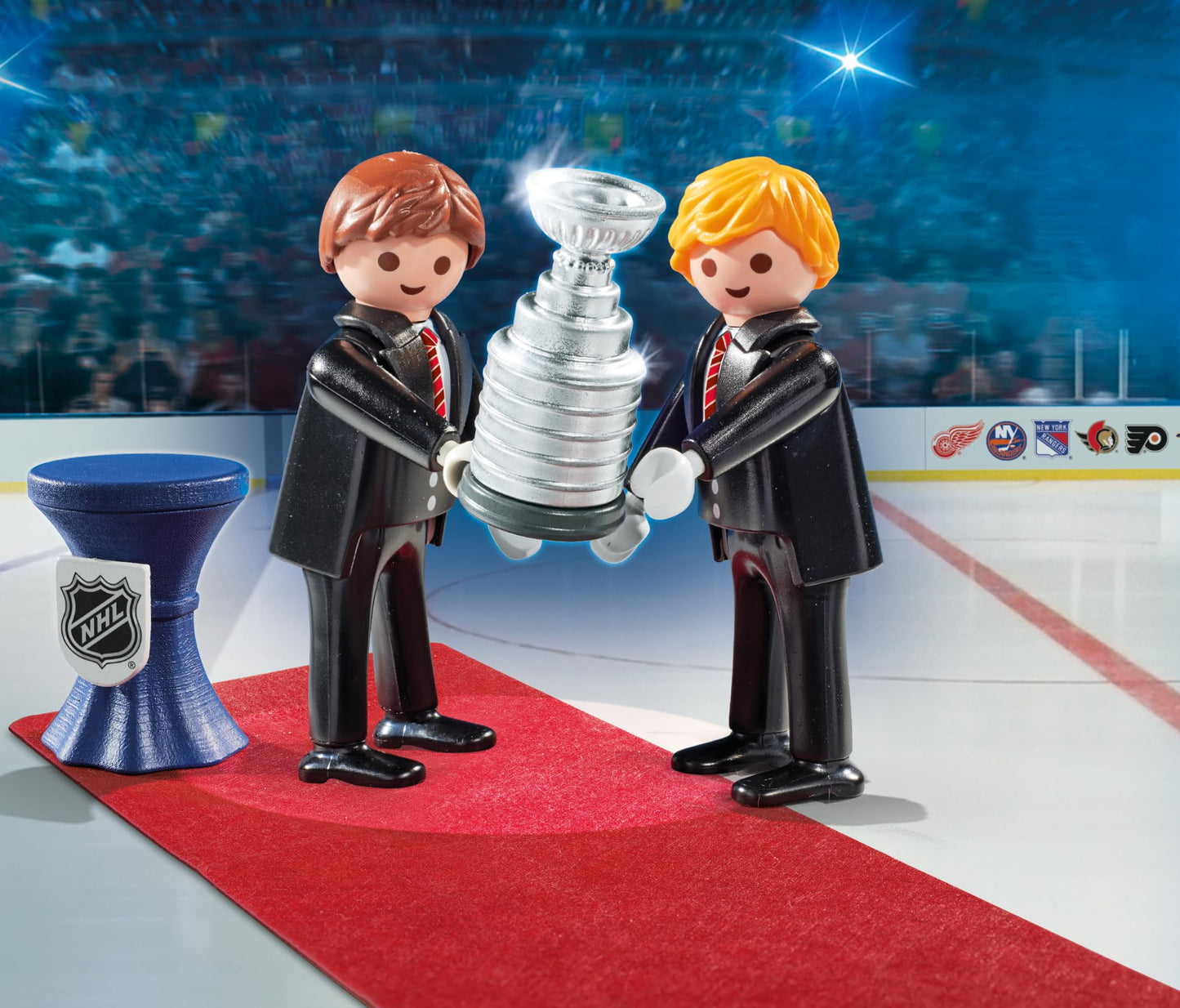 Playmobil NHL Stanley Cup Presentation Set - Medium Size, White, Model 9015