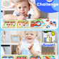 Benresive Wooden Toddler Puzzles, Montessori Toys For 1 2 3 Year Old Boys, Toys For 1 2 3 Year Old Boy Birthday Gifts, 4 Pack Ve