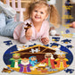 Nativity Scene Floor Puzzles For Kids Age 4-8, 70Pcs Large Christmas Nativity Jigsaw Puzzles Educational Kids Puzzles Ages 3-6 For Kids Boys Girls