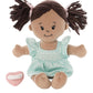 Love, Stella Soft Baby Doll for 1 + Year Old by Manhattan Toy - Beige with Brown Pigtails