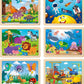 Wooden Puzzles For Kids Ages 4-6, 6 Packs 30 Pcs Jigsaw Puzzles For Kids Ages 3-5 | 4-8, Wooden Puzzles For Toddler Children Lea